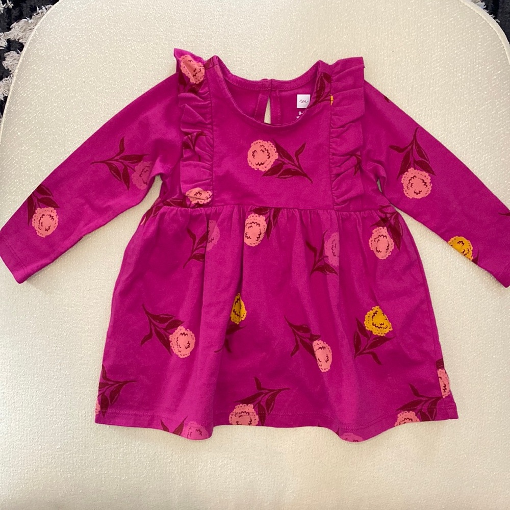 Festival Ruffle Baby Dress| Tea Collection